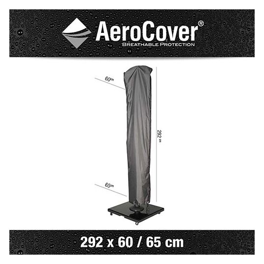 AeroCover Zweefparasol beschermhoes - 60/65x292 cm - afbeelding 2