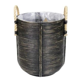 Basket Streep Black Wash - 40x45 cm