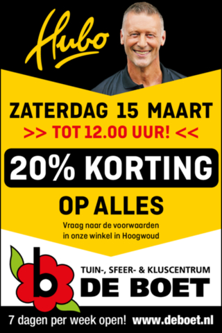20% korting op ALLES