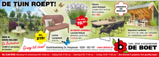 De tuin roept!