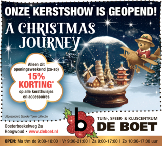 Kerstshow geopend!