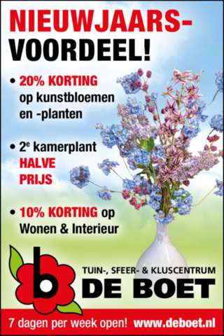 -20% Kunstbloemen en -planten