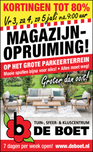 Magazijn opruiming