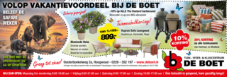 Volop vakantievoordeel bij de Boet