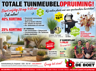 Totale Tuinmeubelopruiming!
