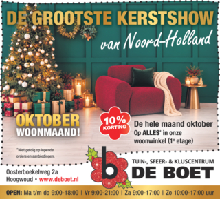 De hele maand oktober