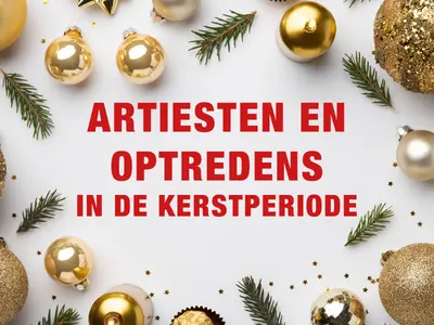 Artiesten en optredens in december