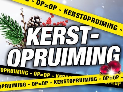 Kerstopruiming!