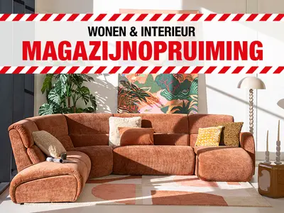 Magazijnopruiming Wonen & Interieur