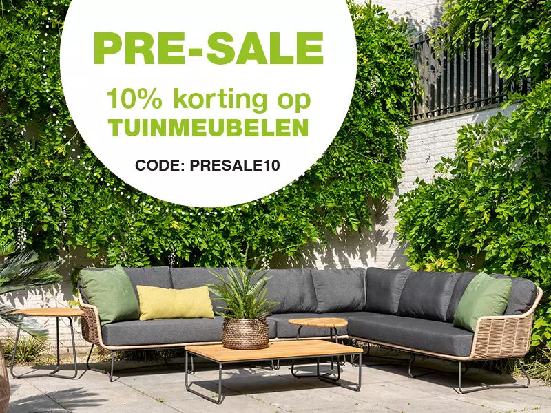 Geschikt Zeeman jogger Pre-sale Tuinmeubelen -10% - Tuincentrum De Boet