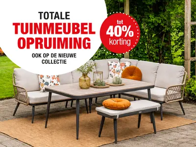 Totale Tuinmeubel Opruiming 2026