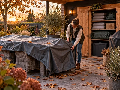 Tuinmeubelen opbergen: zo gaan ze goed de winter door