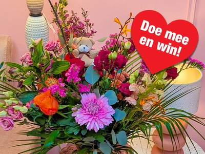 Win een Valentijnsboeket!