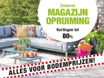 Zomerse Magazijn Opruiming bij De Boet