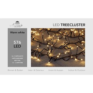 Kerstboom Clusterverlichting 7,5 m - Warm wit