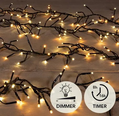 LED Kerstboom Clusterverlichting - 10 m