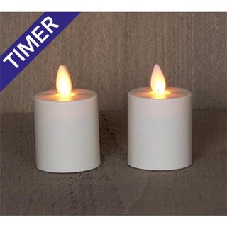 LED Kaarsen Bewegende Vlam - 2 st.