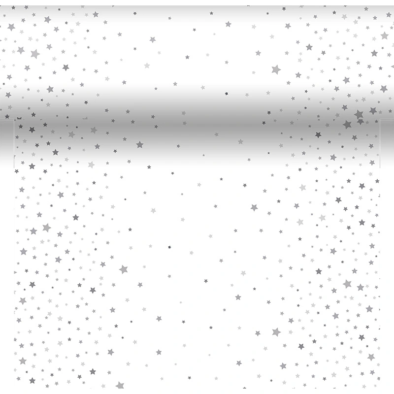 Duni 3-in-1 Rol Silver Stardust - 40x480 cm