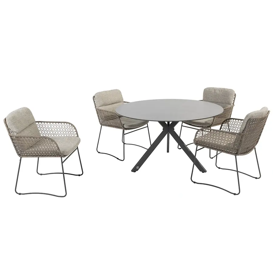 4 Seasons Outdoor Aprilla Diningset - afbeelding 2