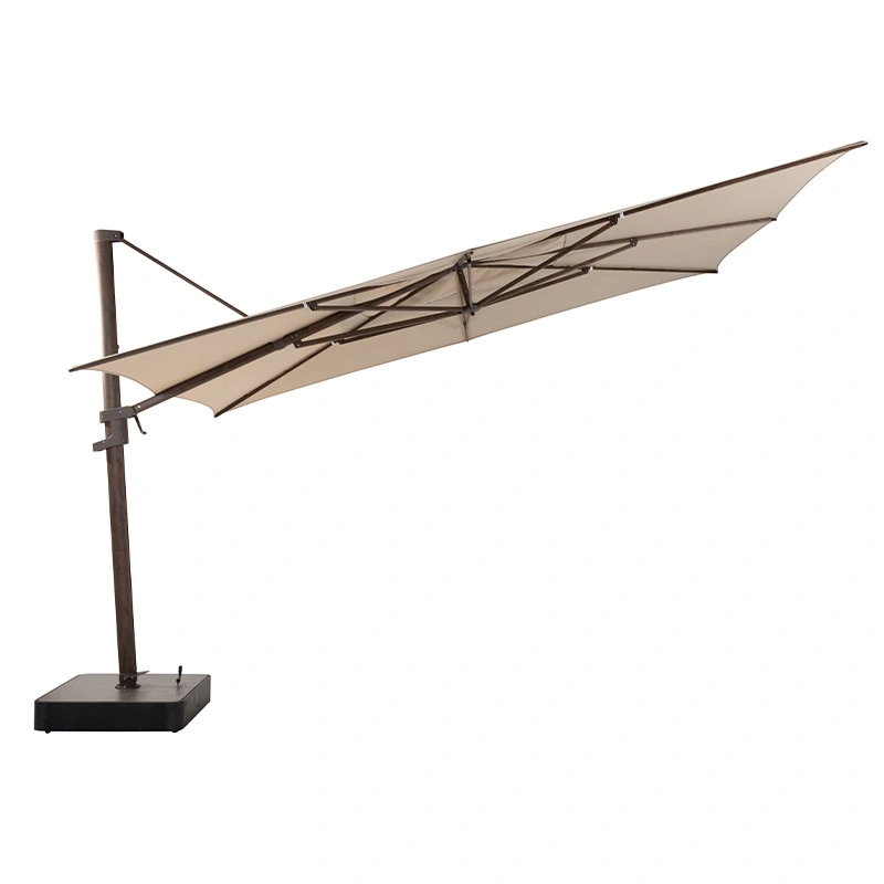 4 Seasons Outdoor Finca Zweefparasol 400x300 - Beach/Houtlook Frame - afbeelding 2