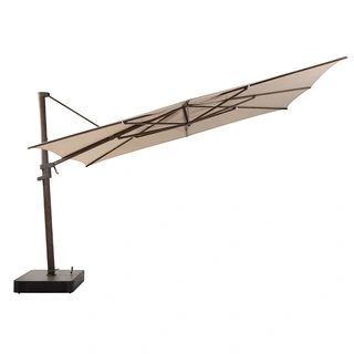 4 Seasons Outdoor Finca Zweefparasol 400x300 - Beach/Houtlook Frame - afbeelding 2