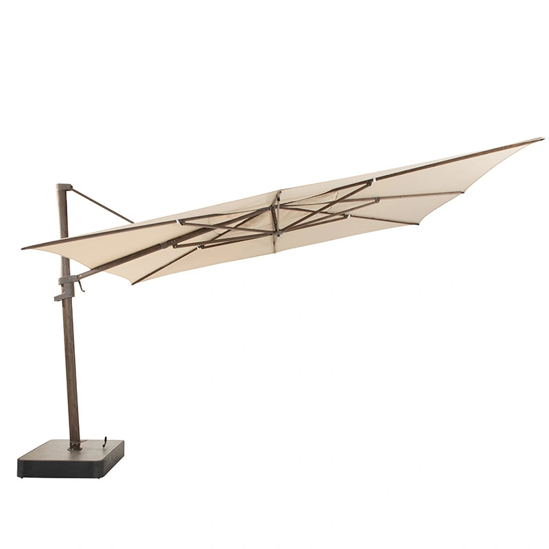 4 Seasons Outdoor Finca Zweefparasol 400x300 - Beach/Houtlook Frame - afbeelding 4