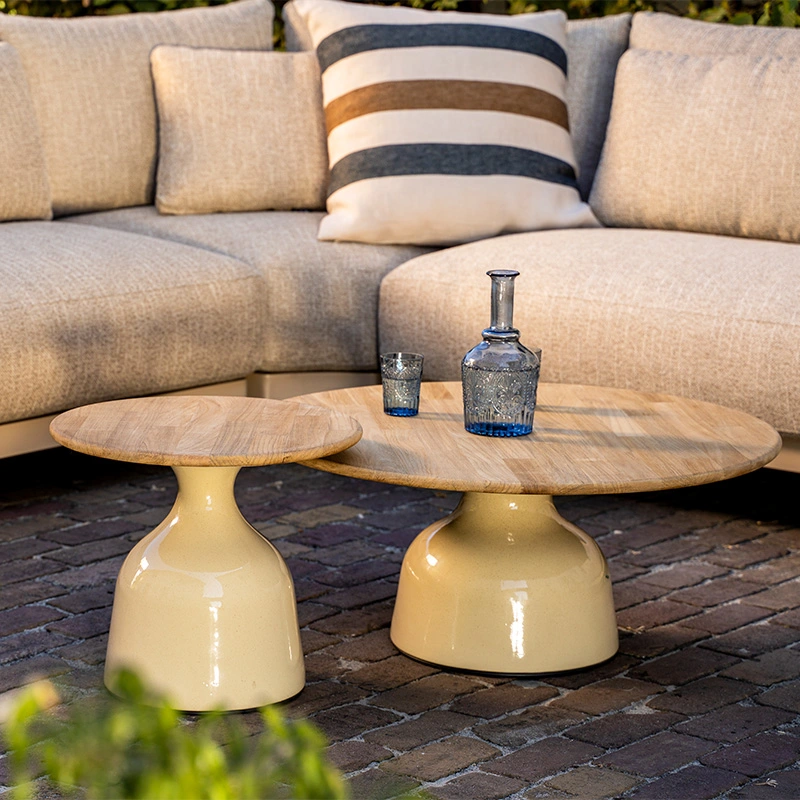 4 Seasons Outdoor June Salontafel Crème - Ø80 cm - afbeelding 3