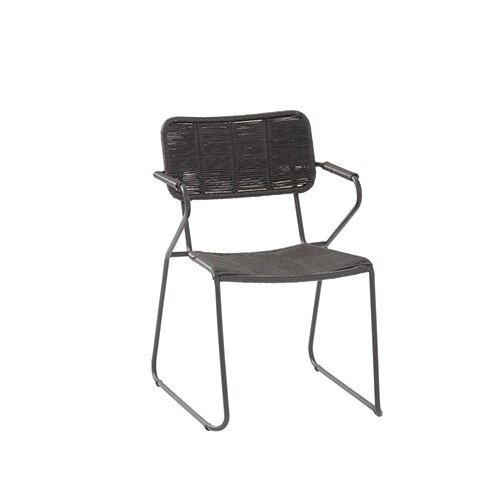 4 Seasons Outdoor Swing Dining Tuinstoel - Antraciet - afbeelding 1