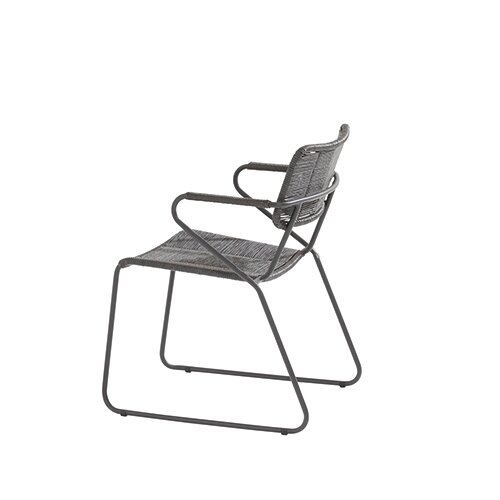 4 Seasons Outdoor Swing Dining Tuinstoel - Antraciet - afbeelding 2