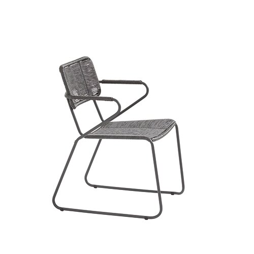 4 Seasons Outdoor Swing Dining Tuinstoel - Antraciet - afbeelding 4