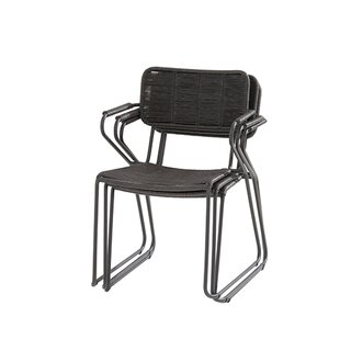 4 Seasons Outdoor Swing Dining Tuinstoel - Antraciet - afbeelding 5