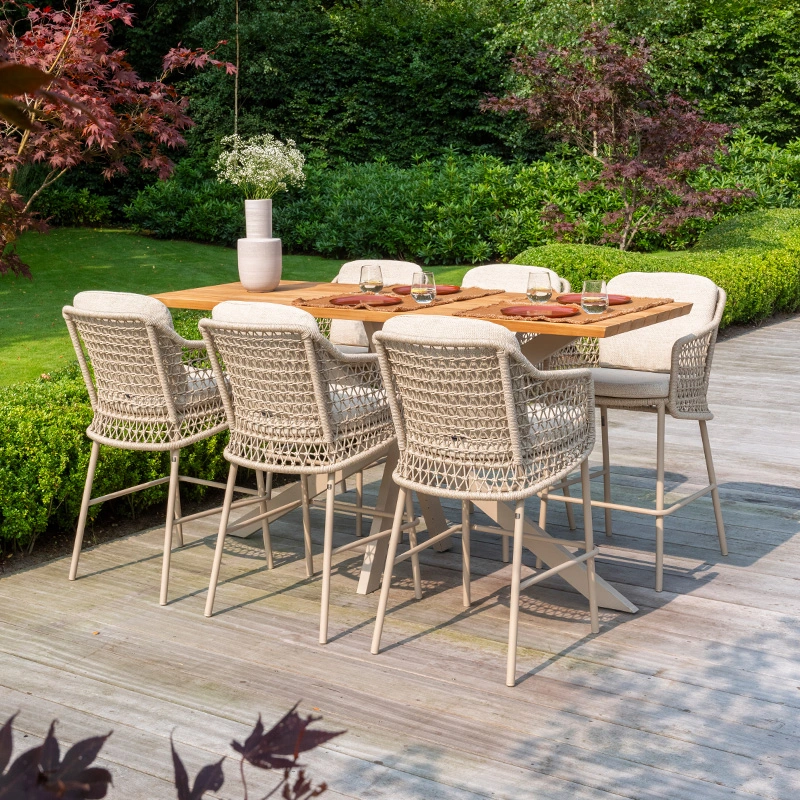 4 Seasons Outdoor Tramonti Barstoel - Latte - afbeelding 6