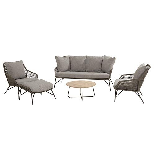 4 Seasons Outdoor Babilonia Axel Loungeset - Rond - afbeelding 1