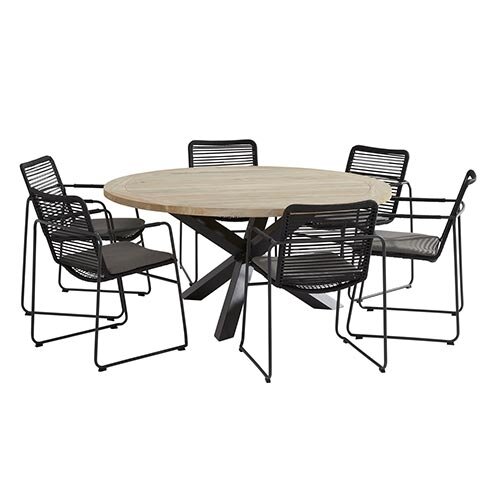 4 Seasons Outdoor 4SO Elba Diningset - afbeelding 1