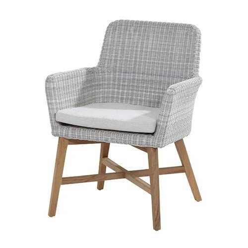4 Seasons Outdoor Lisboa Tuinstoel Ice - Teak - afbeelding 1