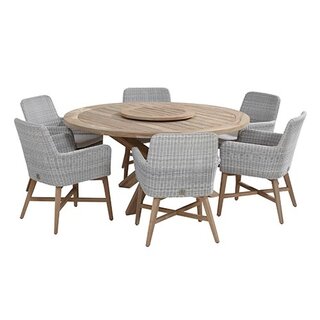4 Seasons Outdoor Lisboa Tuinstoel Ice - Teak - afbeelding 2