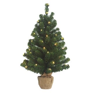 Burlap Kunstkerstboompje LED - 60 cm