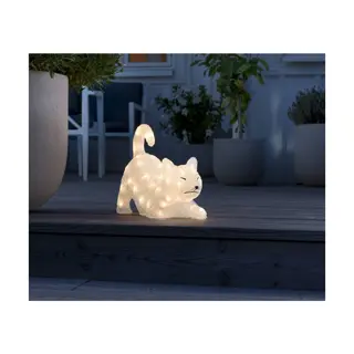 Konstsmide LED Liggende Kat Acryl - 28x35 cm - afbeelding 2