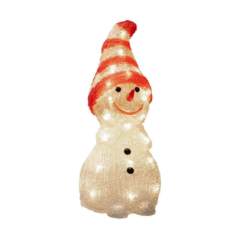 Konstsmide LED Sneeuwpop Acryl - 14,5x32 cm - afbeelding 1