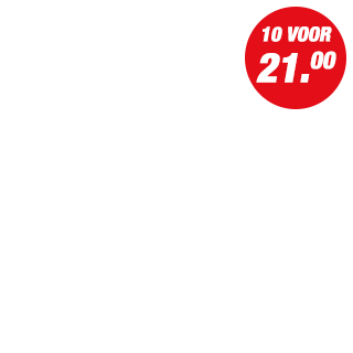 Actie - 10 voor 21.00