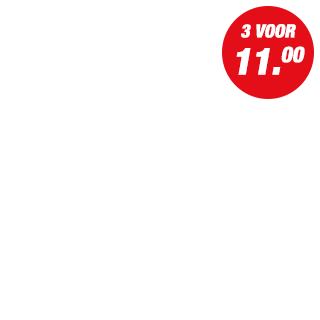 Actie - 3 voor 11