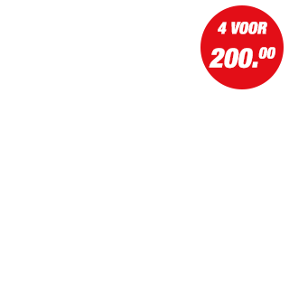 Actie - 4 voor 200.00