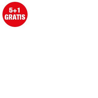 Actie - 5+1 gratis