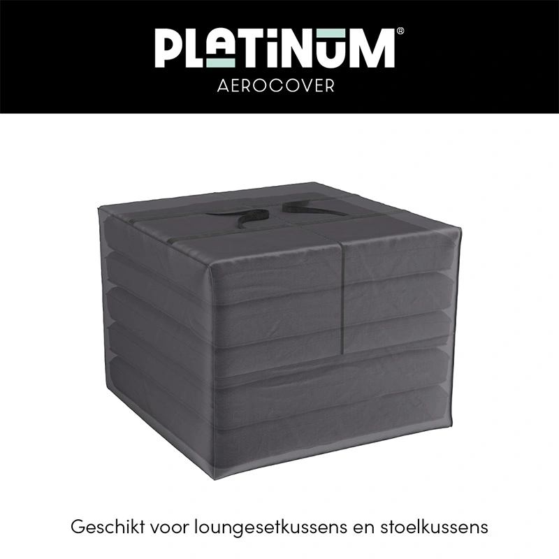 AeroCover Kussentas 80x80x60 - Antraciet - afbeelding 2