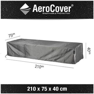 AeroCover ligbed beschermhoes 210x75x40 - Antraciet - afbeelding 2