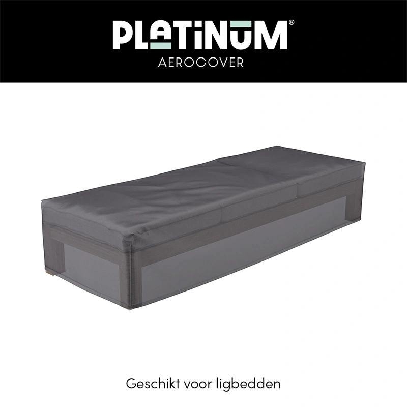 AeroCover ligbed beschermhoes 210x75x40 - Antraciet - afbeelding 2
