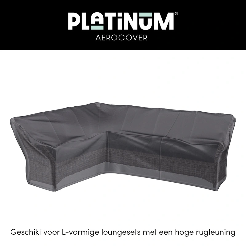AeroCover Loungeset beschermhoes L-vorm Links 270x210x85x65/90 - Antraciet - afbeelding 2