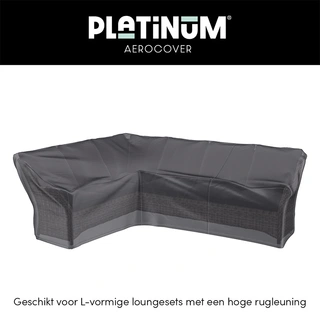 AeroCover Loungeset beschermhoes L-vorm Links 270x210x85x65/90 - Antraciet - afbeelding 2