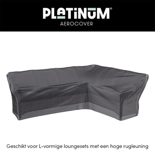 AeroCover Loungeset beschermhoes L-vorm Rechts 270x210x85x65/90 - Antraciet - afbeelding 2