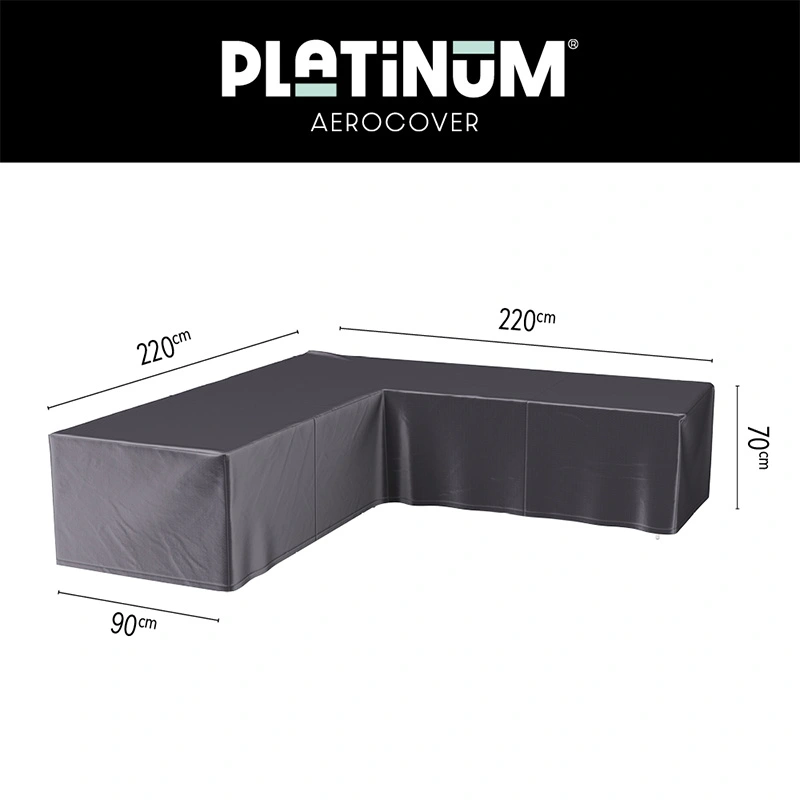 AeroCover Loungesethoes hoekset 220x220x90x70 cm - afbeelding 1